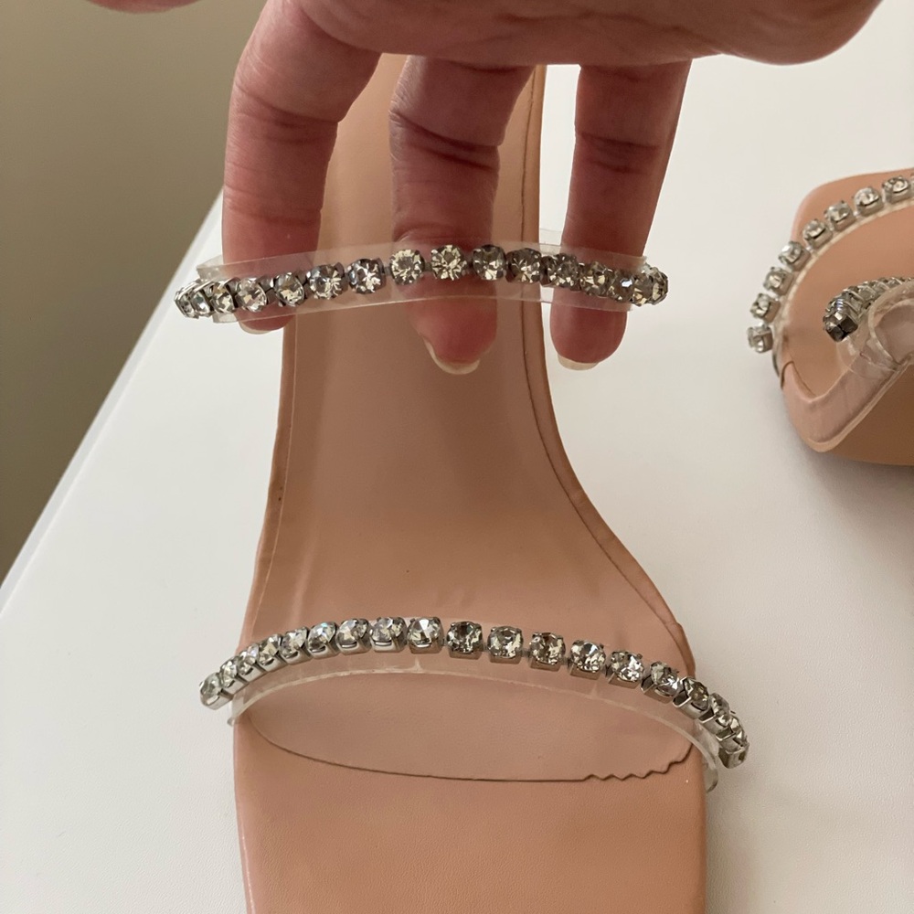 Rhinestone heels